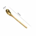 Gold 304 Stainless Steel Ingot Spoon, Elegant Dessert Coffee Spoon Kitchenware - S / Gold