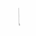 304 stainless steel long handle mixing spoon for coffee, dessert, and bar. 17.6cm. - 17.6cm / Silver