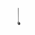 Stainless steel long handle coffee spoon, 15cm creative black dessert and honey mixing spoon. - 15cm / 304 Black