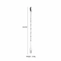 Stainless Steel Long Handle Bar Spoon Double Ended Cocktail Mixing Spoon Bar Tool 26cm - S / Silver