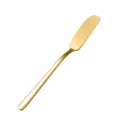 Gold stainless steel butter knife jam spreader cheese knife kitchen tableware 16.6cm - Butter Knife / Gold