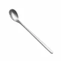 Stainless steel long handle spoon, 150mm coffee mixing dessert spoon for home kitchen use. - Small Silver