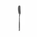 Black 304 stainless steel butter knife, 16.5cm length, ideal for jam and cheese spreading. - Butter Knife / Black
