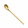 Gold 304 stainless steel long handle spoon dessert coffee stirring spoon specification - Small Gold