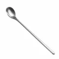 Stainless steel long handle spoon dessert stirring spoon coffee spoon 170mm length - Large Silver