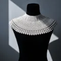 Handgemachte Perlen Kristall Perlen Braut Schal falsche Kragen fuer Hochzeitskleid Abendkleid. - Perlen-Cape / Weiß
