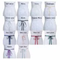 Bridal ribbon belt variant in various colors, elegant wedding dress sash and decorative waist accessory. - Other Ribbon Colors Contact Service