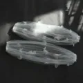 Weiße transparente Braut-Ärmel aus Mesh mit Schmetterlings-Spitze, elegante lange Handschuhe. - Einheitsgröße / Weiß