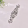Exquisite handmade rhinestone bridal belt crystal wedding dress sash for women sparkly - Sequins Without Ribbon