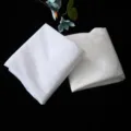White and ivory net fabric for bridal veil DIY, soft tulle material for wedding decoration. - One Yard / White