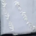 Forest style white lace leaf trim bridal veil wedding accessory fine detail variant sku - Length 100CM x Width 160CM / White