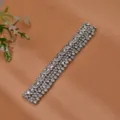 Sparkling rhinestone patch trim for shoes dress apparel DIY crystal applique accessories - Single Piece