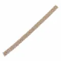Gold rhinestone bridal belt variant, sparkly crystal wedding dress sash accessory for women. - Sequins Without Ribbon