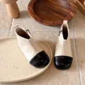 Schicke Kinder Farbblock Stiefeletten mit Reißverschluss, bequeme weiche Sohle Modeschuhe. - Größe 21 / Beige