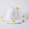 Bambino Estate Cappello da Sole Traspirante in Rete Cartone Animato Protezione UV Cappello - 1-6 Anni-46-52cm / Bianco-Anatra