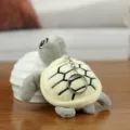 Cute sea turtle plush toy keychain cute animal mini stuffed doll pendant accessory gift - 12cm / Gray