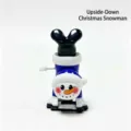 Kopf über Schneemann Aufziehspielzeug Weihnachten lustiges mechanisches Spielzeug für Kinder. - Handstand Schneemann