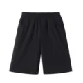 Kids black casual shorts summer solid color boys sports bottoms five-point trousers - 120cm / Bottoms / Black