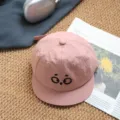 Nahaufnahme der niedlichen Kinder Baseballmütze mit großen Augen, rosa Sommer Sonnenschutz - 2-5 Jahre (Ref Kopfumfang 46-50cm) / Rosa