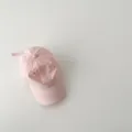 Rosa Kinder Baseball Cap Detail mit süßem gesticktem Buchstaben Min und schnelltrocknend. - 50-52cm / Rosa