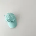 Kids quick-drying baseball cap with Min embroidery, light blue sun protection hat for summer days. - 50-52cm / Lake Blue