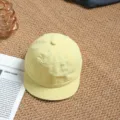 Solid color quick-dry baseball cap for baby, breathable outdoor sunshade casual hat. - 2-5 Years (Head Circumference 46-49cm) / Turmeric