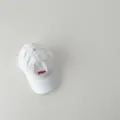 Kinder weiße Baseballcap schnell trocknend Sonnenschutz süße bestickte Buchstaben Mütze - 50-52cm / Weiß
