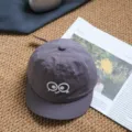Cute big eyes kids baseball hat summer sun protection duckbill cap unique funny baby hat detail - 2-5 Years (Ref Head Circumference 46-50cm) / Dark Gray