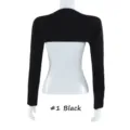Manches bolero en coton modal noir protection solaire chauffe-epaules anti-UV respirant - Noir (#1)
