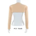 Coton modal raglan manches longues protection solaire châle détails couleur #11 Nude - Nude (#11)