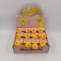 Lindo juego de juguetes antiestrés de pato amarillo para apretar, juguete sensorial divertido. - Pato Squishy Caja Rosa