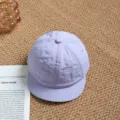 Helllila einfarbige schnelltrocknende Baby Baseballcap, atmungsaktiver Outdoor Sonnenschutz Hut. - 2-5 Jahre (Kopfumfang 46-49cm) / Hellviolett