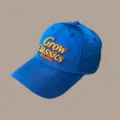Kinder blaue Baseballcap Sommer Sonnenschutz Outdoor schnell trocknender Hut mit Stickerei - 6-12 Jahre (Ref Kopfumfang 49-54cm) / Blau
