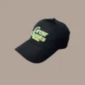 Schwarze bestickte Baseballkappe aus schnelltrocknendem Stoff, Sonnenschutz für den Sommer im Freien. - 6-12 Jahre (Ref Kopfumfang 49-54cm) / Schwarz