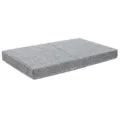 Grey fabric foldable storage box drawer organizer for home clothes sorting and neat living. - Large (47*28*21cm) / Gray Cover (Washable)