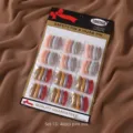Epingles de surete en plastique colorees clips hijab 48 pieces set pour jolies femmes - Lot 13 : Mélange rose et orange (48 pièces)