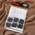 Plastik Sicherheitsnadeln Hijab Clips 48 Stück schwarz weiß Mix Schal Tuch Nadeln Set - Schwarz-Weiß Gemischt