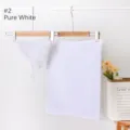 Detailopname van witte mesh muts en bijpassende sjaal, eenvoudige zachte textiel accessoire set. - Nr. 2 Gebleekt Wit