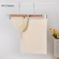 Crèmekleurige elastische netmuts en effen chiffon sjaal, gedetailleerde weergave. - Nr. 4 beige