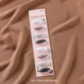 Plastic safety pins set hijab scarf clips 8pcs black grey packaging card detail view - 8 Pieces/Pack / Black Grey Series