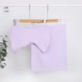 Modal solid color breathable hijab inner cap and long neck cover scarf set for women - Lilac Purple