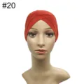 Detailansicht der elastischen Modal-Turbanmütze, weicher Stoff für bequemen Alttagsgebrauch. - Nr.20