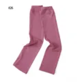 Close-up detail of soft modal rib knit sun protection arm sleeves in dark pink color variant #26. - Style 26