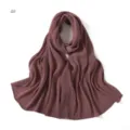 Elegante foulard in chiffon plissettato con glitter argentati, morbido, leggero e traspirante. - 4#