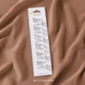 Hochwertige silberne doppelte Kugel Hijab Nadeln Schal Clips Set 12 Stück Karton Detailansicht - Silber Set 12 Stk