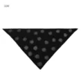 Schwarzes Strass-Rosen-Dreiecktuch Modal-Seide-Baumwoll-Bandana Schal für Damen 10# - #10 Schwarz