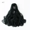 Dark green glitter viscose scarf lightweight shawl hijab for women daily wear fashion accessory - 17#