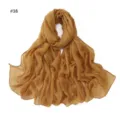 Women lightweight sheer scarf with rhinestone foil dots breathable summer beach shawl wrap - Light Pink