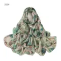 Sciarpa lunga floreale in chiffon leggera da donna elegante foulard moda chic - 255#