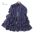 Himmelblau Chiffon Strass langer Schal Tuch elegante Damen Kopftuch Mode Wickeltuch Art - 4#